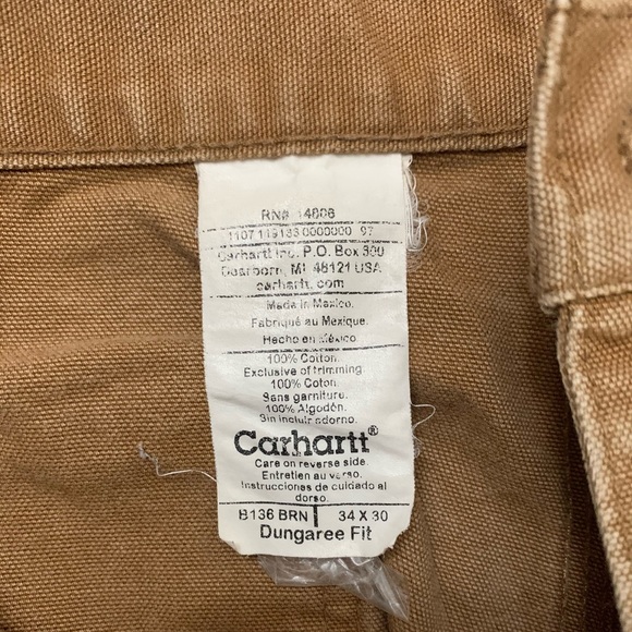🏷️Carhartt Double-Knee Workwear Pants (34x30) - Picture 5 of 7